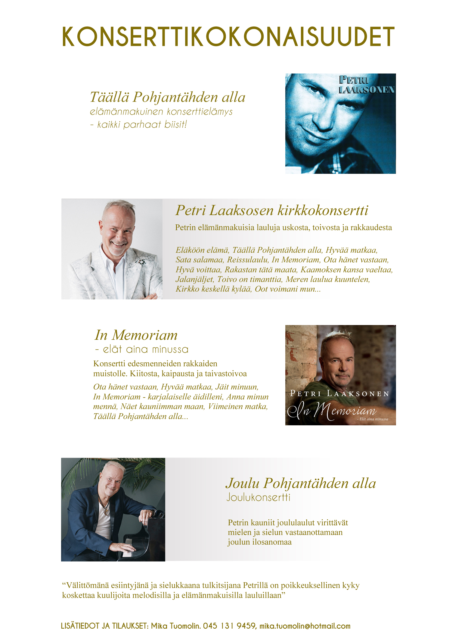 konserttikokonaisuudet